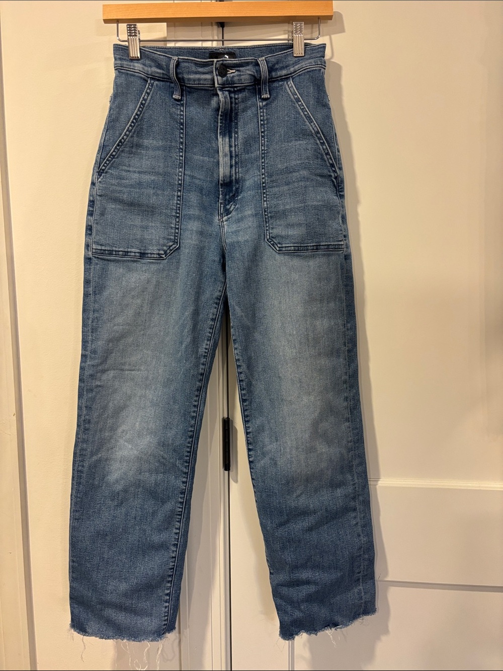 MOTHER Jeans with Patch Pockets
